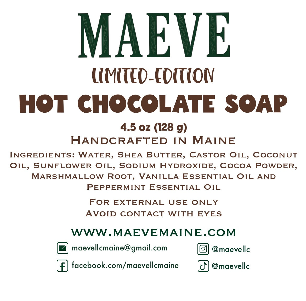 Hot Chocolate Soap Bar (Limited-Edition)