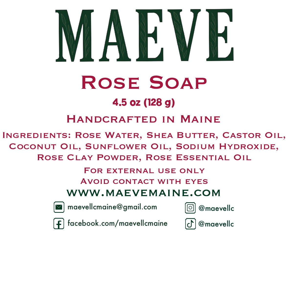 Rose Soap Bar