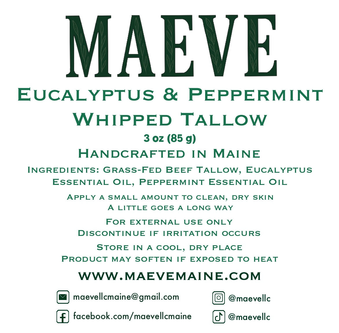Eucalyptus & Peppermint Whipped Tallow