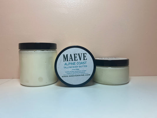Alpine Coast Tallow Body Butter 3 oz