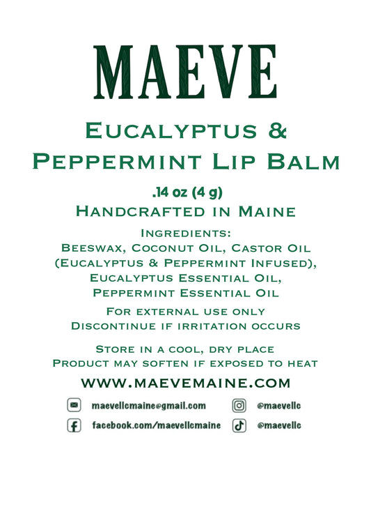 Eucalyptus & Peppermint Lip Balm