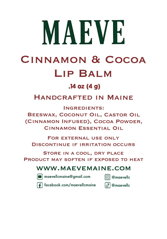Cinnamon & Cocoa Lip Balm