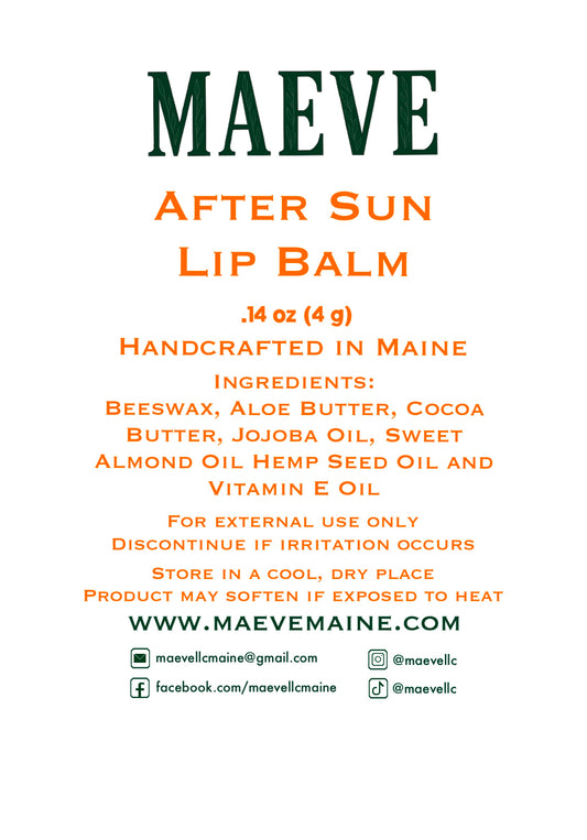 After Sun Lip Balm